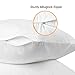 Precoco White Pillow Cases Standard Size-100% Cotton Pillowcase Covers with Zipper Hidden, Breathable & Ultra Soft/Pillow Covers for Easy Care, Set of 2