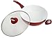Bialetti Aeternum Red 7197 Covered Deep Saute, 12-inch