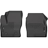 Husky Liners Weatherbeater Floor Mats | Fits 2020-2024 Ford Transit Connect w/Vinyl Flooring | Front Row, 2-pc Black - 13351