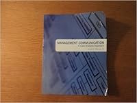 Management Communication a Case-analysis Approach 053690877X Book Cover