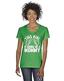 Artix A+ This Girl Is Gonna Be Mommy Women V Neck Funny Shirts