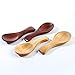 sansheng 10PCS Wooden Spoons Mini Condiments Sugar Seasoning Salt Honey Teaspoon,wooden candy spoon