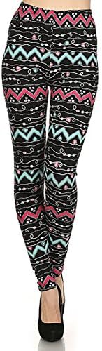Women's Flexible Soft Printed Leggings (SLE-1036)