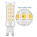 KINDEEP G9 LED Bulb, Replace 60W Halogen Bulb, 8W 650Lumens, Warm White(3000K), Not Dimmable, 360 Degree Beam Angle LED Light Bulbs, 5 Pack