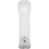 Motion Plus MotionPlus Sensor Adapter and Silicon Case Cover for Wii Remote Controller(White)