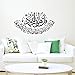 WOVTCP Islamic Ramadan Kerem Wall Decal Religion Vinyl Decals Allah Muhammed Vinyl Sticker Decal Muslim Wall Art Koran Quran Islam
