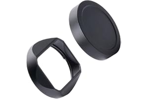Metal Square Lens Hood (with Cover), Suitable for Voigtlander 35mm f2 VM Lens,35mm f2.5,28 f2 II Replaces LH-12 Camera Access