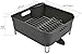Surpahs Compact Dish Drying Rack and Dish Drainer, Gray