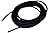 5/16" x 25' Black Shock Bungee Rubber Rope Cord - Woven Jacketed