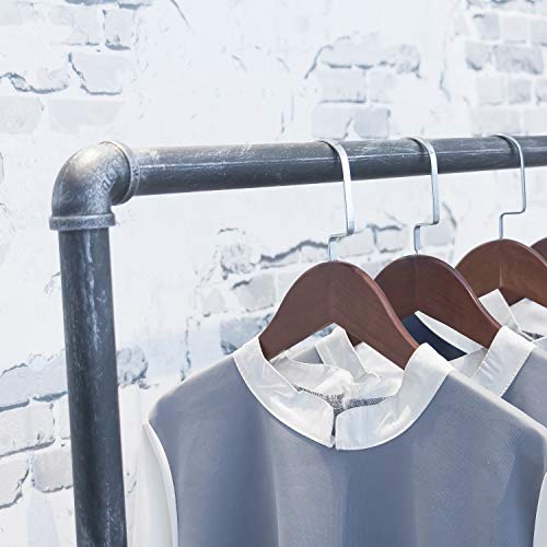 MBQQ Industrial Pipe Clothing Rack,Vintage Commercial Grade Pipe