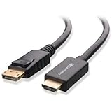 Cable Matters Gold Plated DisplayPort to HDTV Cable 25 Feet