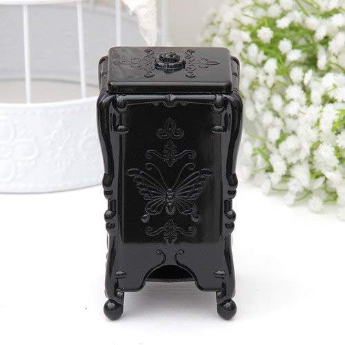 VietFA Tissue Boxes Stand Tissue Box Black Cover for Home Room Napkin Holder Toilet Paper Box Large Rack Broader Decorative Tissue Box 1 PCs