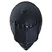 IV2 Youth/Kid Size Matte Black High Performance Motocross, ATV, Dirt Bike Helmet [DOT] - Large