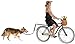 Paws & Pals Hands Free Bicycle Dog Leash for Bike Riding Safe with Pets - Soft & Easy Pull Tug Free Control from Small to Large Dogs