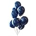 Dark Blue Balloons 12 inch 50pcs Latex Party Balloons Navy Helium Balloons Baby Shower Balloons