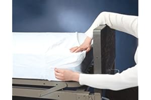 GRAHAM-FIELD Grafco Plastic Contoured Mattress Cover with Elastic Bound Corners Fits Snugly Over The Top of Mattress, 76" x 36" x 6" Hospital Bed Sheet, 3864