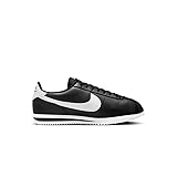NIKE Men's Cortez Shoes, Black/White, 10