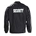 First Class 100% Nylon Windbreaker with Securtiy I.D. (Black)-3XL