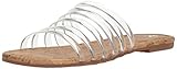 BC Footwear Women's for You Slide Sandal, Clear, 6 M US