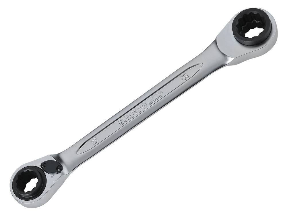 Bahco S4RM-12-15 Ratchet Wrench Double Flat, 12 x 13 x 14 x 15 mm