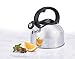 Oneida 2qt Induction Ready Stainless Steel Whistling Tea Kettle with Black Handle
