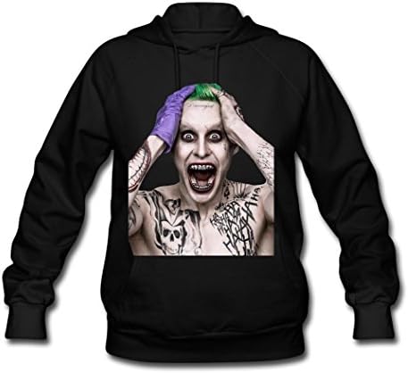 Fashion Suicide Squad Jared Leto The Joker 2016 Hooded Sweatshirt for both women M