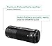 WATERFLY Protective Case for Amazon Echo PU Leather Echo Carrying Sleeve Skin Cover with Holding Strap, Black