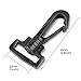 DYZD Swivel Snap Hooks Trigger Clips Hooks Rings Rotate Buckles Bag Belt Strap Buckle (25 mm, 6 PCS)