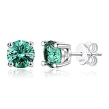 Moissanite Stud Earrings, 1ct-2ct Diamond Earrings