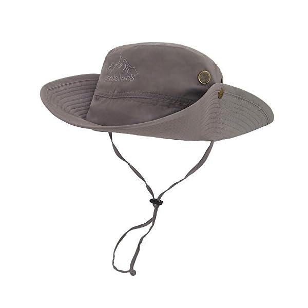 LETHMIK-Outdoor-Waterproof-Boonie-Hat-Wide-Brim-Breathable-Hunting-Fishing-Safari-Sun-Hat