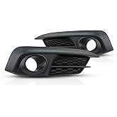 For Honda Civic Fog Light Cover 2016 2017 2018 Driver and Passenger Side Pair | Sedan | Primed | For HO1038129, HO1039129 | 71108-TBA-A10, 71103-TBA-A10