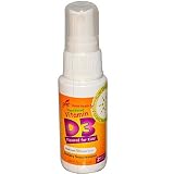 Global Health Trax Plant Based Vitamin D3 200 IU Kids Flavored Spray-0.65 fl oz Spray