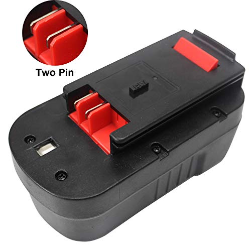 Angwel 18V 3000mAh Replacement Battery for Black & Decker HPB18 HPB18-OPE 244760-00 A1718 A18 A18E FS180BX FS18BX FS18FL FSB18 NST2118 Series - 1 Year Warranty
