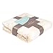 aden + anais Silky Soft Metallic Dream Blanket | 100% Viscose Bamboo Muslin Baby Blankets for Girls & Boys | Ideal Newborn Nursery & Crib Blanket | Unisex Toddler & Infant Boutique Bedding, Primrose
