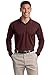 SPORT-TEK Men's Long Sleeve Micropique Sport Wick Polo L Maroon