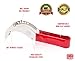 Watermelon Slicer & Melon Baller / Fruit Carving Knife (2 in 1) by GetLifeBasics - Premium Stainless Steel with PVC Handle – Safely Slice, Cut, Dice, Ball, Carve, & Scoop Fresh Fruit with Ease!