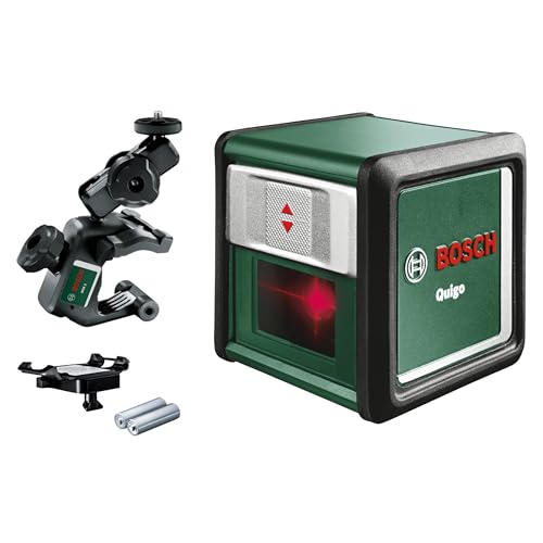 Bosch Kreuzlinienlaser Quigo mit Universalklemme MM 2