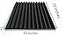 Acoustic Panels - Foam Studio Soundproofing Padding Tiles in Black (Set of 10) - 1