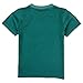 Coralup Kids Lifelike Print Dinosaur Short Sleeve T-Shirts Tops H4303(3/4Y, Green)