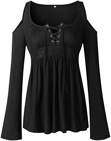 Jesxa Women Autumn And Winter Long Sleeves Strapless T Shirt