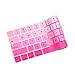 ProElife Ultra Thin Keyboard Cover Skin for MacBook Pro 13-inch 15-inch with Touch Bar (Model A2159, A1989, A1990, A1706, A1707) (2019 2018 2017 2016) (Ombre Pink)