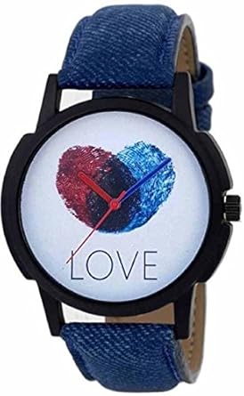 Swadesi Stuff Quartz Movement Analogue Blue Leather Strap White Dial Unisex Watch