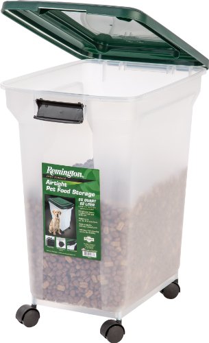 IRIS Remington Airtight Pet Food Storage, 42-Pounds, Hunter Green - //medicalbooks.filipinodoctors.org