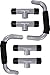 Utopia Fitness Pushup Bars – Pushup Handles – Cushioned Foam Grips – Prevents Wrist Pain – Non-Skid Removable Base – Durable and Strong – Pair Package - Helps Develop Upper Body Strength