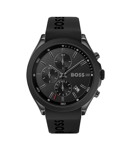 Relógio masculino analógico de quartzo Hugo Boss com pulseira de silicone 1513720
