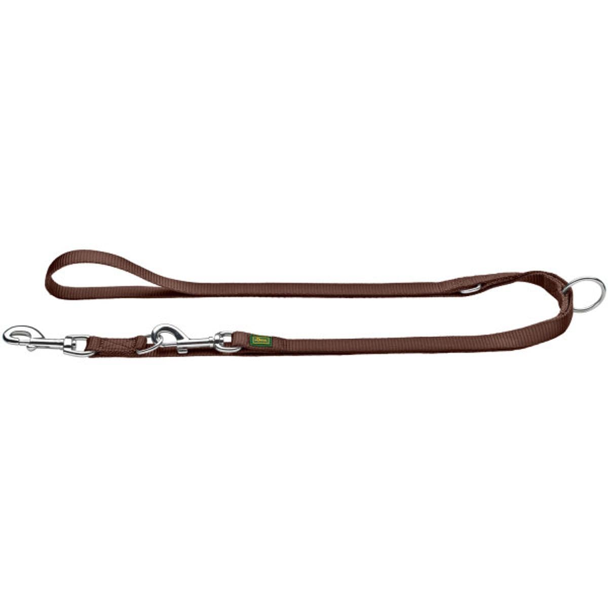 HUNTER Nylon Adjustable Extra Long Lead, 20/300 cm, Brown