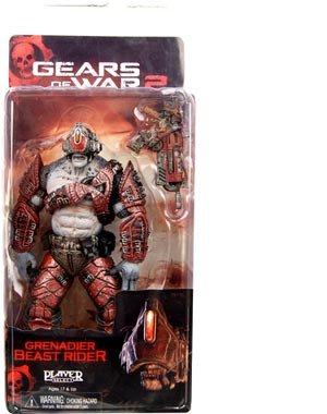 Gear of War 2: Series 5 Locust Grenadier Beast Rider Action Figure