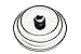 Quicklids Universal Glass Pot Lids with Cool-Touch Knobs (Set of 3), 8.5
