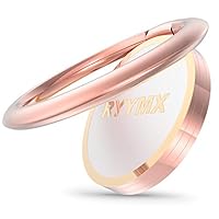 Cell Phone Ring Holder - RYYMX Phone Ring Stand : Finger Ring Stand Metal Phone Ring Grip Kickstand Compatible with iPhone Xs Max XR X 8 7 6 6s Plus 5s, All Android Smartphone - Rose Gold