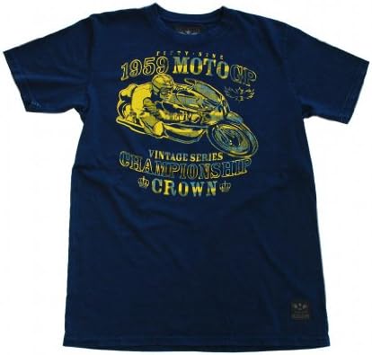 Wicked Quick Moto GP Tee-Vintage Navy-L